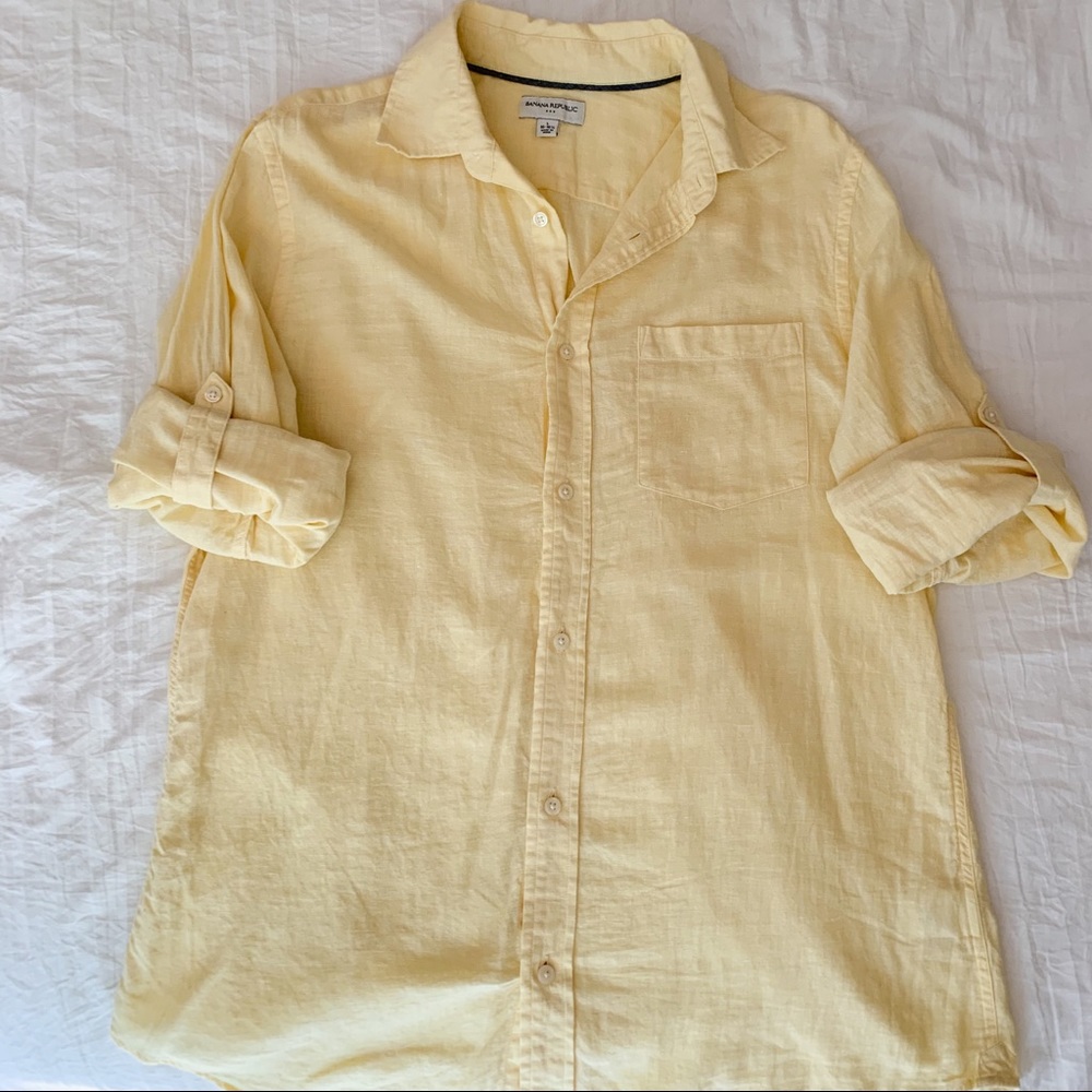 BANANA REPUBLIC top | long sleeve button down
